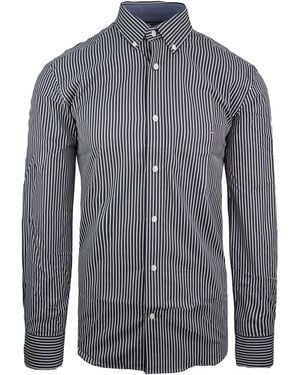 Eden Park Paris Regular Shirt Cotton - Blue