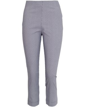 M&CO. Pull On Stretch Crop Trousers - Grey