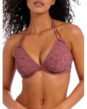 Freya Sundance Halterneck Bikini Top - Red