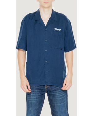 Tommy Hilfiger Regular Fit Short Sleeve Shirt - Blue