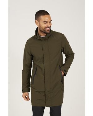 Brave Soul Lightweight Hooded Parka Jacket - Green