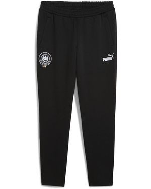 PUMA Dhb Archive Track Closed Hem Jersey Jogging Bottoms - Black