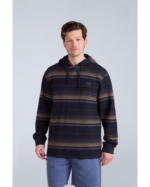 Mountain Warehouse 'Loyal' Beach Hoodie With Kangaroo Pocket Warm Cosy Pullover Cotton - Blue