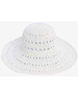 Penti Gaze Straw Hat - White