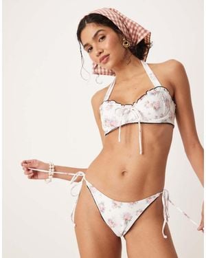 For Love & Lemons Cordelia Bikini Bottom Co-Ord - Brown