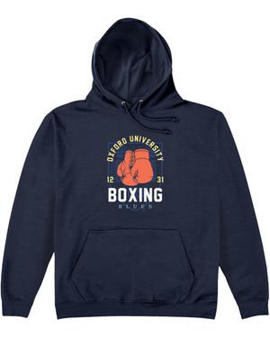 Park Fields Oxford University Boxing Hoodie Cotton - Blue