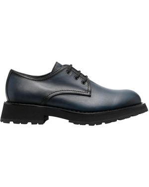 McQueen Leather Derbies - Black
