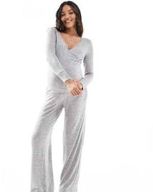 Mama.licious Maternity Supersoft Cuffed Jogger Co-Ord - White