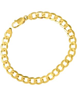 DIAMANT L'ÉTERNEL 9ct Geelgouden 12,5 G Kinarmband, 22 Cm/8,5 Inch Lengte, 7,3 Mm Breedte - Metallic