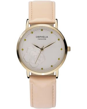 Orphelia Fashion Petal Blossom Watch Of711901 Leather - Black
