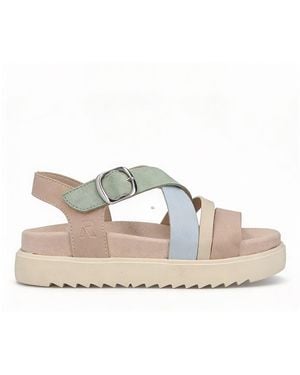 Rieker V5663 Ankle Strap Sandals Multi - Metallic