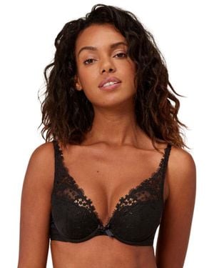 Simone Perele Wish Triangle Push Up Bra - Black