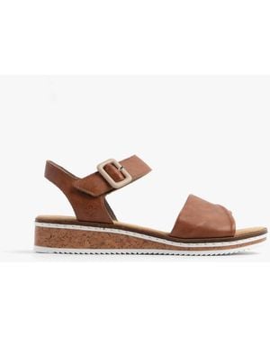 Rieker V3691-22 Sandals - Brown