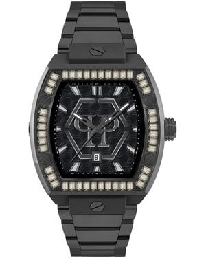 Philipp Plein Hexagon Phantom Watch Pwpua1125 Stainless Steel - Black