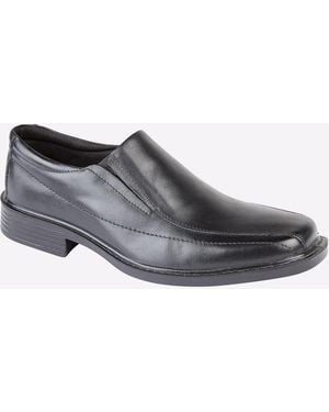 Roamer Harrison Twin Gusset Loafers - Black