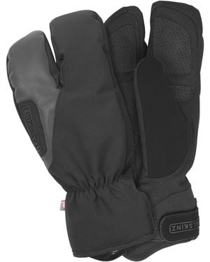 SealSkinz Waterproof Extreme Cold Weather Cycle Split Finger Glove For And - Black