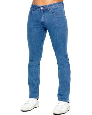 Eto Rechte Jeans - Blauw