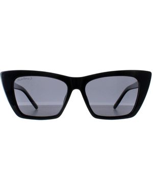 Montana Cat Eye Shiny Smoke Polarized Mp64 - Black