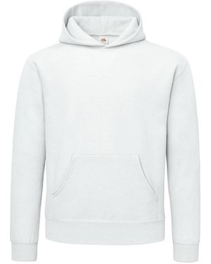Fruit Of The Loom Adult Supercotton Hoodie - White