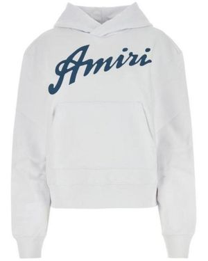 Amiri California Hawaiian Design Hoodie Cotton - White