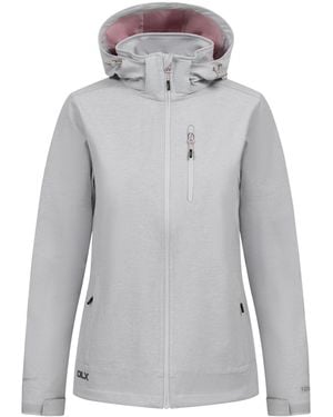 DLX Ladies Lorimer Softshell Jacket (Pale Marl) - Grey