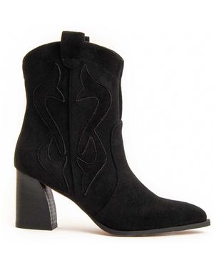 Montevita Heel Ankle Boot Cacera - Black
