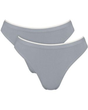 Sloggi Go Sense High Leg Briefs (2 Pack) - Grey