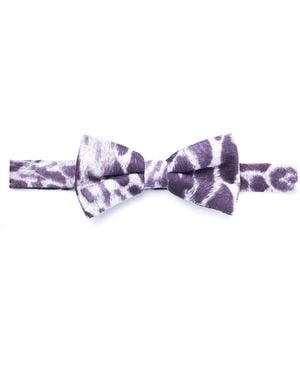 SVNX Fluffy Box Tie - Purple