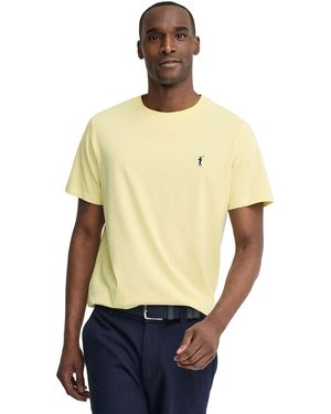 POLO CLUB Short Sleeve Crew Neck T-Shirt - Yellow