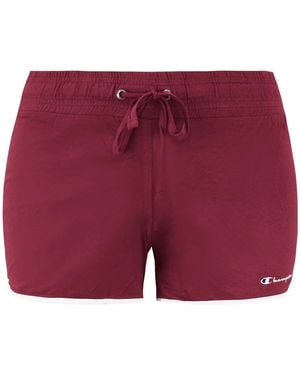 Champion Logo Shorts - Red