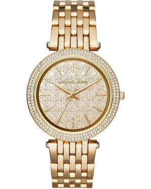 Michael Kors Mk3398 Ladies Darci Watch Stainless Steel - Metallic
