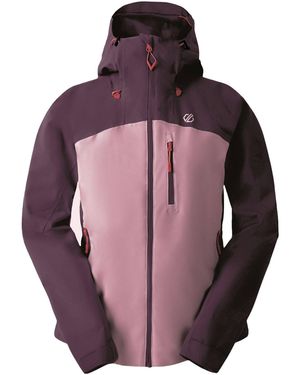 Dare 2b Ladies Torrek Ii Colour Block Waterproof Jacket (Deep Plum/Lilas) - Purple