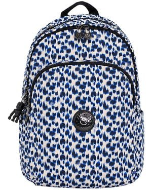 Kipling Delia Curious Leopard Backpack - Blue