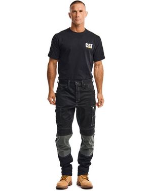 Caterpillar Essential Knee Pocket Stretch Holster Outdoor Trousers - Black