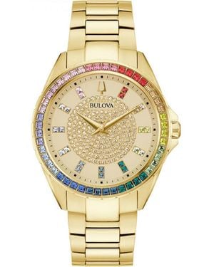 Bulova 97A179 Crystal Phantom Watch - Metallic