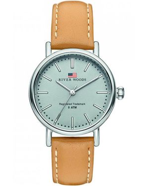 River Woods Oswego Watch Rw340013 Leather - Blue