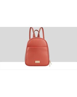 Paul Costelloe Mismi Leather Backpack - Red