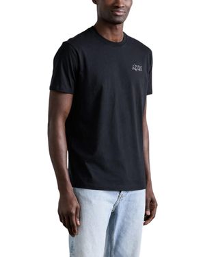 Armani Exchange T-Shirts Milano Embroidery A - Black