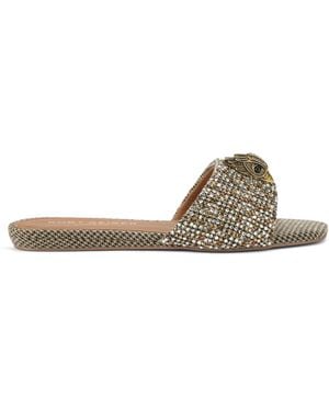Kurt Geiger Kensington Flat Sandal Sandals - Natural