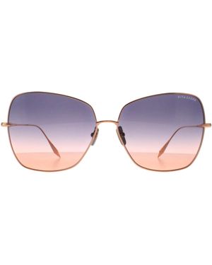 Dita Eyewear Cat Eye Rose Dark To Peach Gradient Zazoe - Purple