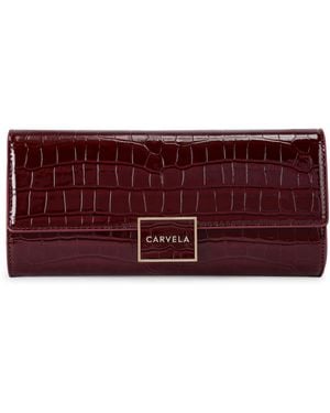 Carvela Kurt Geiger Jessica Clutch Bag - Purple