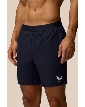 Castore Branded Elastic Shorts Activewear - Blue