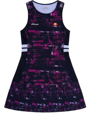 Ellesse Ladies Street Sleeveless Tennis Dress (Aquatic) - Blue