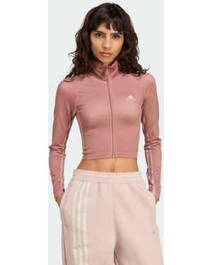 adidas Originals Firebird Seamless Track Top - Red