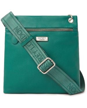 Osprey Accessories Miami Leather Crossbodyody Bag - Green