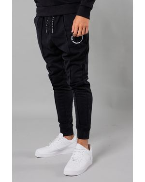 Tokyo Laundry Centre Seam Drawstring Joggers - Blue