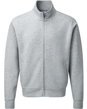 Russell Authentic Full Zip Jacket (Light Oxford) - Grey