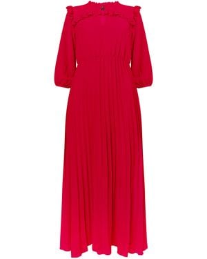 faina Maxi Jurk - Rood