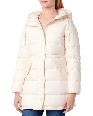 GANT Long Down Jacket - Natural