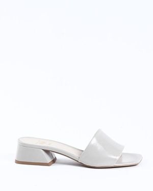 19V69 Italia by Versace Sandal Light Neper Kid Perla Leather - White